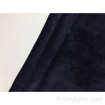 Polyester Spandex Tissu Solide Super Doux